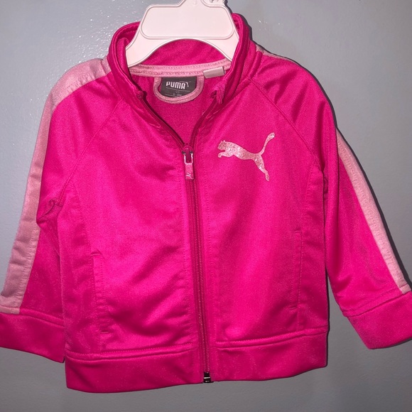 Puma Other - Puma girls zip up jacket size 6-9 Months